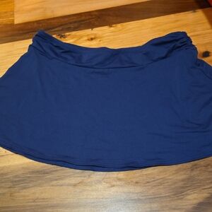 Lands' End Women's Navy Bathing Suit Skirt